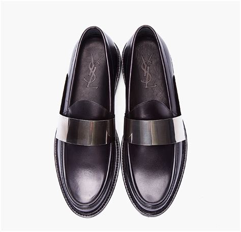 ysl men's loafers|yves saint laurent shoes men.